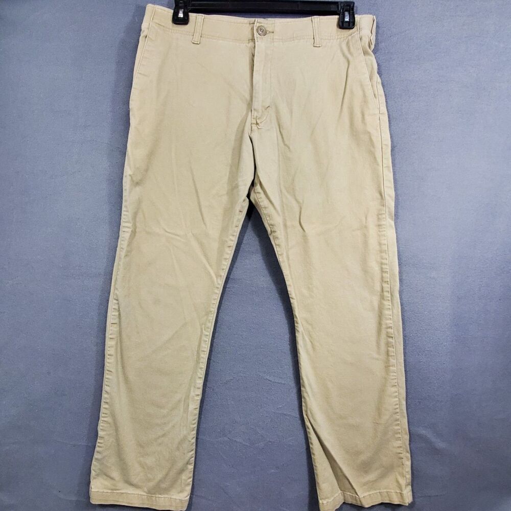 Wrangler Pants Mens Size 34x30 Brown Performance Series Brown Tan